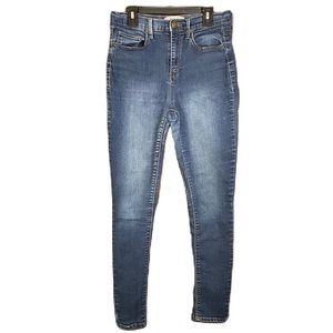 Mudd Women’s FLX Stretch Blue Denim High Waist Jeans Jeggings Size 7 (Juniors)